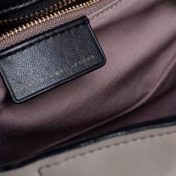 Pre Owned حقيبة ساتشل مارك  باي مارك جاكوبس ليغيرو جلد كريمي/أسود