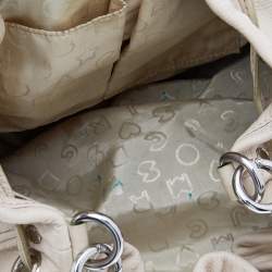 Pre Owned حقيبة باكت مارك باي مارك جاكوبس أربطة تو هوت تو هاندل جلد أبيض