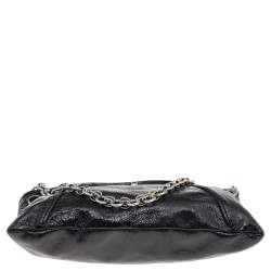 Marc by Marc Jacobs Black Leather Turnlock Shoulder Bag