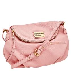 مملوكة مسبقًا Marc by Marc Jacobs Pink Leather Classic Q Natasha Crossbody Bag