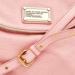 مملوكة مسبقًا Marc by Marc Jacobs Pink Leather Classic Q Natasha Crossbody Bag