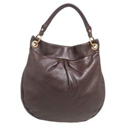 Pre Owned حقيبة هوبو مارك باي مارك جاكوبس كلاسيك كيو هيليير جلد بني