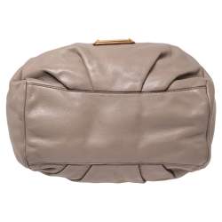 Pre Owned حقيبة ساتشل مارك باي مارك جاكوبس نيو كيو فران جلد رمادي