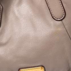 Pre Owned حقيبة ساتشل مارك باي مارك جاكوبس نيو كيو فران جلد رمادي