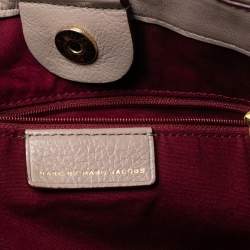 Pre Owned حقيبة ساتشل مارك باي مارك جاكوبس نيو كيو فران جلد رمادي