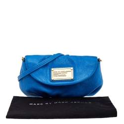 مملوكة مسبقًا حقيبة كروس مارك باي مارك جاكوبس كلاسيك كيو كارلي جلد أزرق