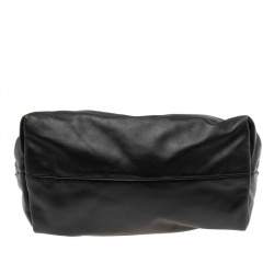 Pre Owned Marc by Marc Jacobs Black Leather Top Handle Bag