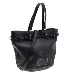 Pre Owned Marc by Marc Jacobs Black Leather Workwear Tote