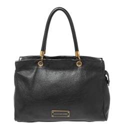 Marc by Marc Jacobs Black Leather Too Hot To Handle Tote