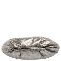 Pre Owned حقيبة كروس مارك باي مارك جاكوبس جلد فضي 