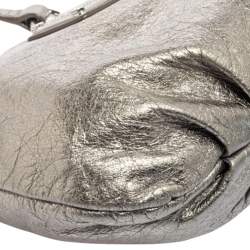 Pre Owned حقيبة كروس مارك باي مارك جاكوبس جلد فضي 