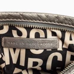 Pre Owned حقيبة كروس مارك باي مارك جاكوبس جلد فضي 