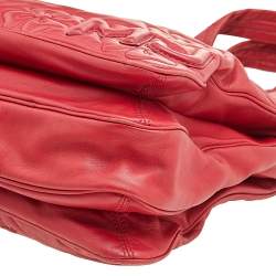 Pre Owned Marc by Marc Jacobs Red Quilted Leather Tote