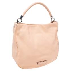 Pre Owned Marc by Marc Jacobs Peach Leather Too Hot to Handle Hobo