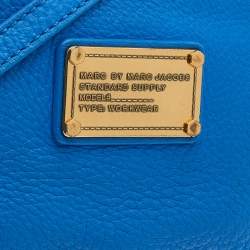 Pre Owned حقيبة كروس مارك باي مارك جاكوبس جلد أزرق