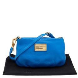 Pre Owned حقيبة كروس مارك باي مارك جاكوبس جلد أزرق