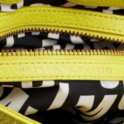 Pre Owned Marc by Marc Jacobs Yellow Leather Flap Crossbody Bag