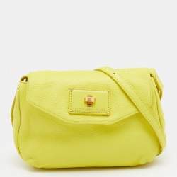 Marc by Marc Jacobs Yellow Leather Classic Q Karlie Crossbody Bag