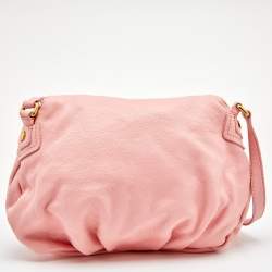 Pre Owned Marc by Marc Jacobs Pink Leather Classic Q Natasha Crossbody Bag