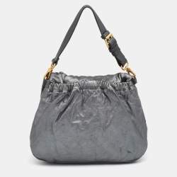 Pre Owned حقيبة هوبو مارك باي مارك جاكوبس جلد رصاصي