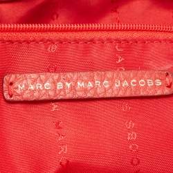 Pre Owned Marc by Marc Jacobs Red Leather What's The T Woodland Tote 