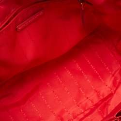 Pre Owned Marc by Marc Jacobs Red Leather What's The T Woodland Tote 