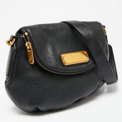 Pre Owned حقيبة كروس مارك باي مارك جاكوبس كلاسيك كيو ناتاشا جلد أسود