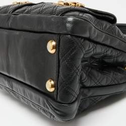 Pre Owned Marc by Marc Jacobs Black Quilted Leather Classic Blake Bag