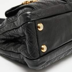 Pre Owned Marc by Marc Jacobs Black Quilted Leather Classic Blake Bag