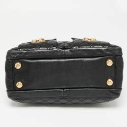 Pre Owned Marc by Marc Jacobs Black Quilted Leather Classic Blake Bag