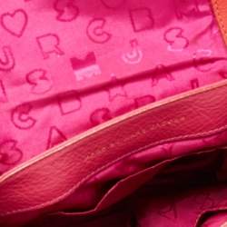Pre Owned Marc by Marc Jacobs Pink/Red Leather Crossbody Bag
