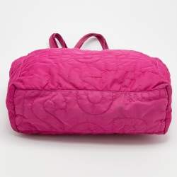 مملوكة مسبقًا حقيبة يد توتس مارك باي مارك جاكوبس بريتي تات نايلون فوشيا كبيرة