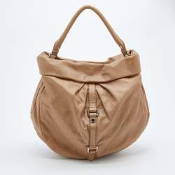 مملوكة مسبقًا حقيبة هوبو مارك باي مارك جاكوبس وركوير جلد بيج