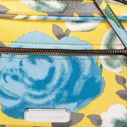 Pre Owned حقيبة كروس مارك باي مارك جاكوبس جيري روز سالي جلد نقشة زهور  صفراء 