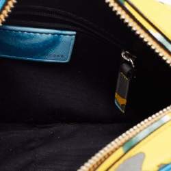 Pre Owned حقيبة كروس مارك باي مارك جاكوبس جيري روز سالي جلد نقشة زهور  صفراء 