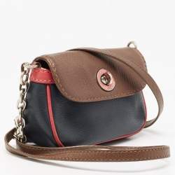 Marc by Marc Jacobs Tri Color Leather Flap Crossbody Bag