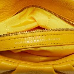 Pre Owned Marc by Marc Jacobs Tri Color Leather Classic Q Lil Ukita Top Handle Bag