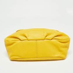 Pre Owned Marc by Marc Jacobs Tri Color Leather Classic Q Lil Ukita Top Handle Bag