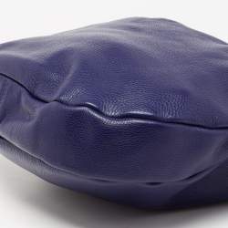 Pre Owned Marc by Marc Jacobs Blue Leather Classic Q Hillier Hobo