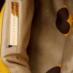 Marc by Marc Jacobs Yellow Patent Leather Flap Messenger Bag