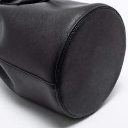 Pre Owned Marc by Marc Jacobs Black Leather Bucket Bag