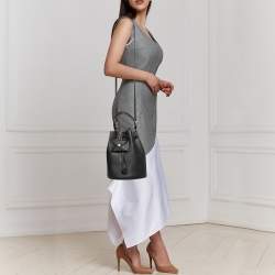 Pre Owned Marc by Marc Jacobs Black Leather Bucket Bag