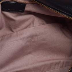 Pre Owned حقيبة ساتشل مارك باي مارك جاكوبس ليغيرو جلد كريمي/أسود