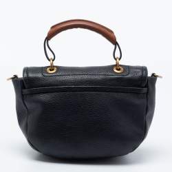 Marc by Marc Jacobs Black /Brown Leather Top Handle Bag