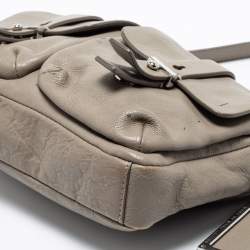 Marc by Marc Jacobs Grey Leather Crossbody Bag