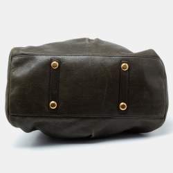 Pre Owned حقيبة ساتشل مارك باي مارك جاكوبس جلد أخضر بسحاب