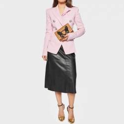 Marc by Marc Jacobs Brown/Black Straw Flap Clutch