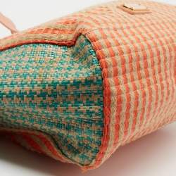 Pre Owned Marc by Marc Jacobs Multicolor Jute and Straw Tote