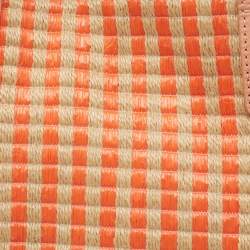 Pre Owned Marc by Marc Jacobs Multicolor Jute and Straw Tote