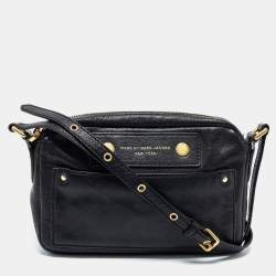 Marc by Marc Jacobs Black Preppy Leather Camera Bag Marc by Marc Jacobs